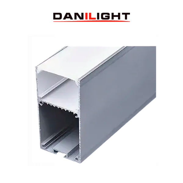 DP-607 Профиль алюминиевый накладной для ленты 50x75 (3м)