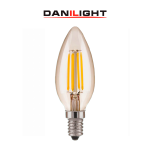 DLL-C35-10 | Светодиодная лампа филамент свеча DANILIGHT 10Вт 4000К